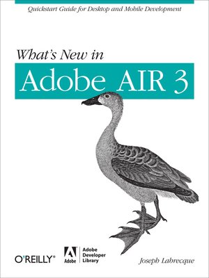 cover image of What's New in Adobe AIR 3